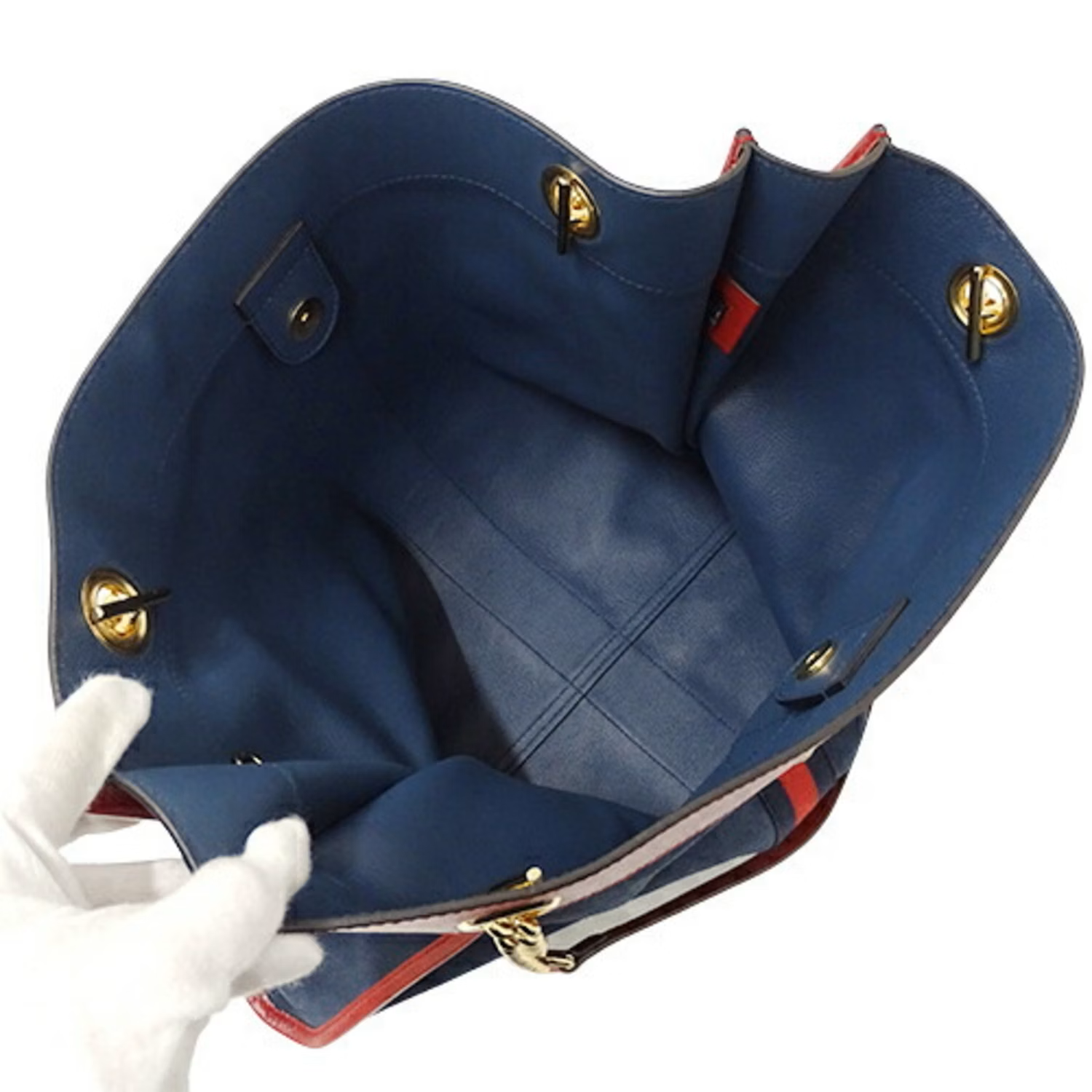 Gucci Rajah large suede shopper bag