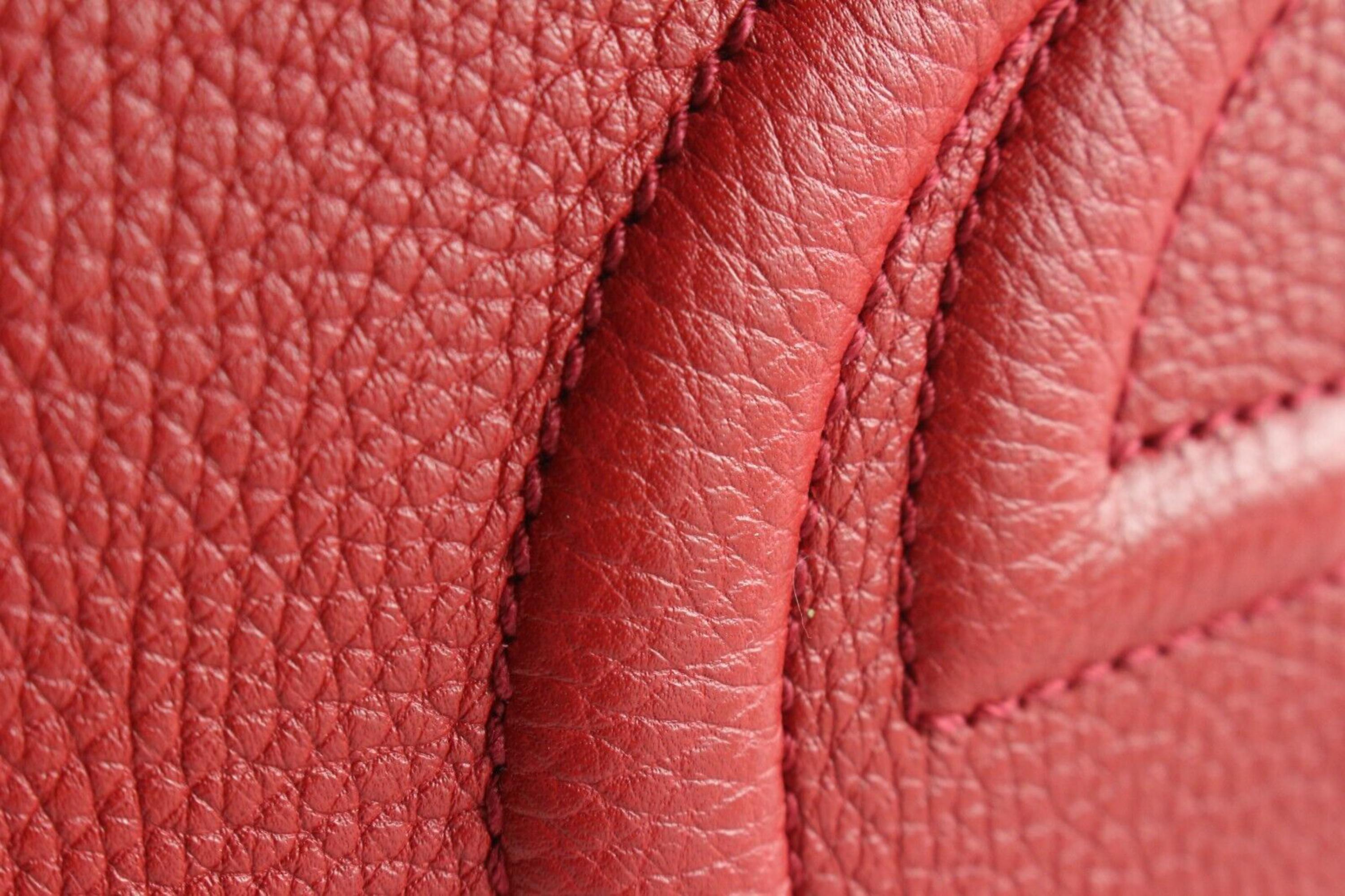 Gucci - Disco Soho Crossbody aus rotem Kieselsteinen-Leder von Gucci