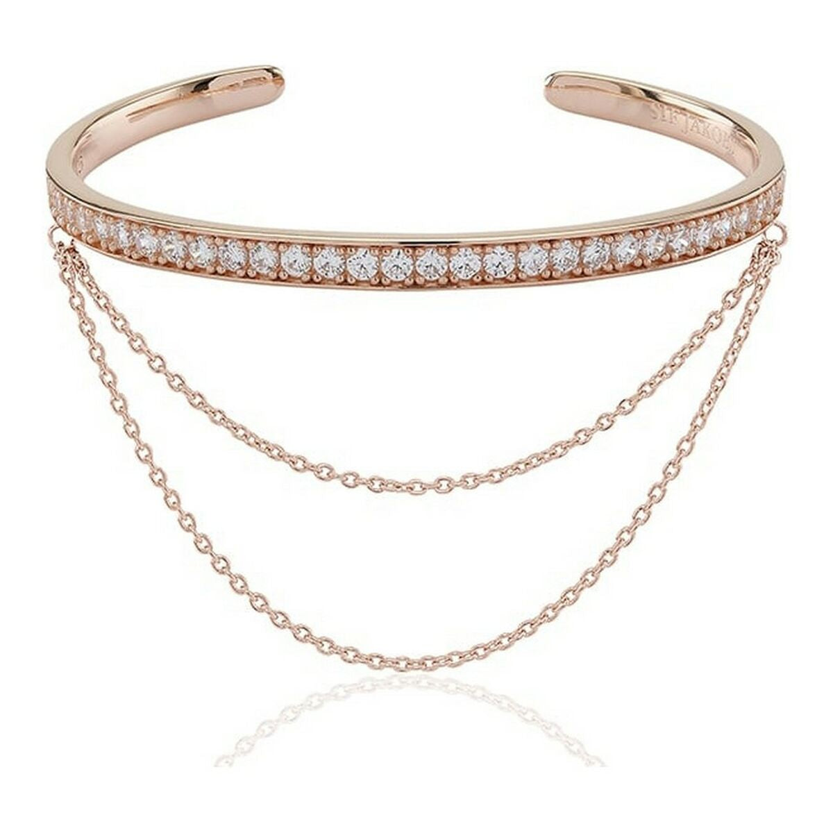 Sif Jakobs Armband Dames Sif Jakobs Bg006-Cz-Rg Roze Sterling Zilver (16 Cm)