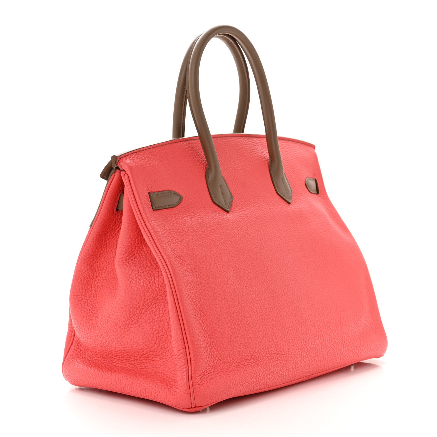 NEW Hermes Birkin handbag Tadelakt Casaque Tri-Color Togo 35