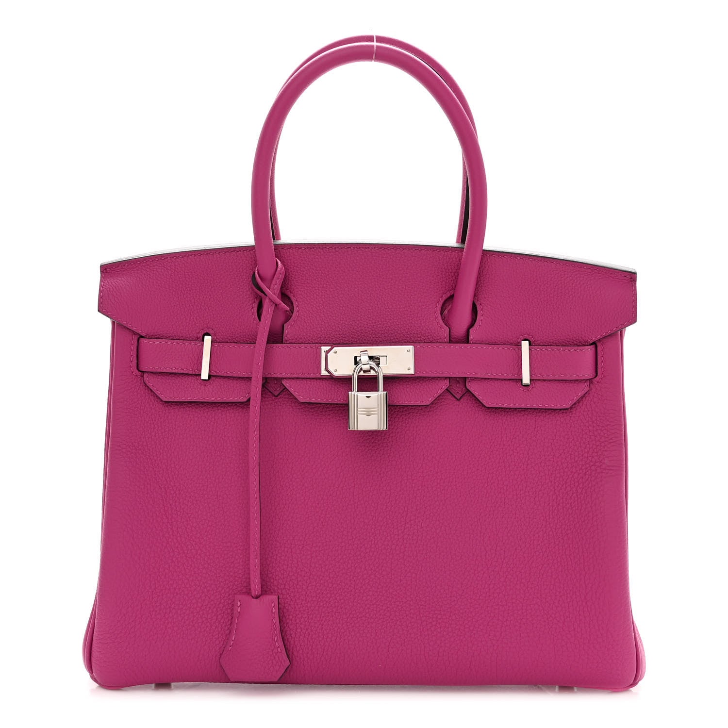 NEW Hermes Birkin Handbag Rose Pourpre Togo 30