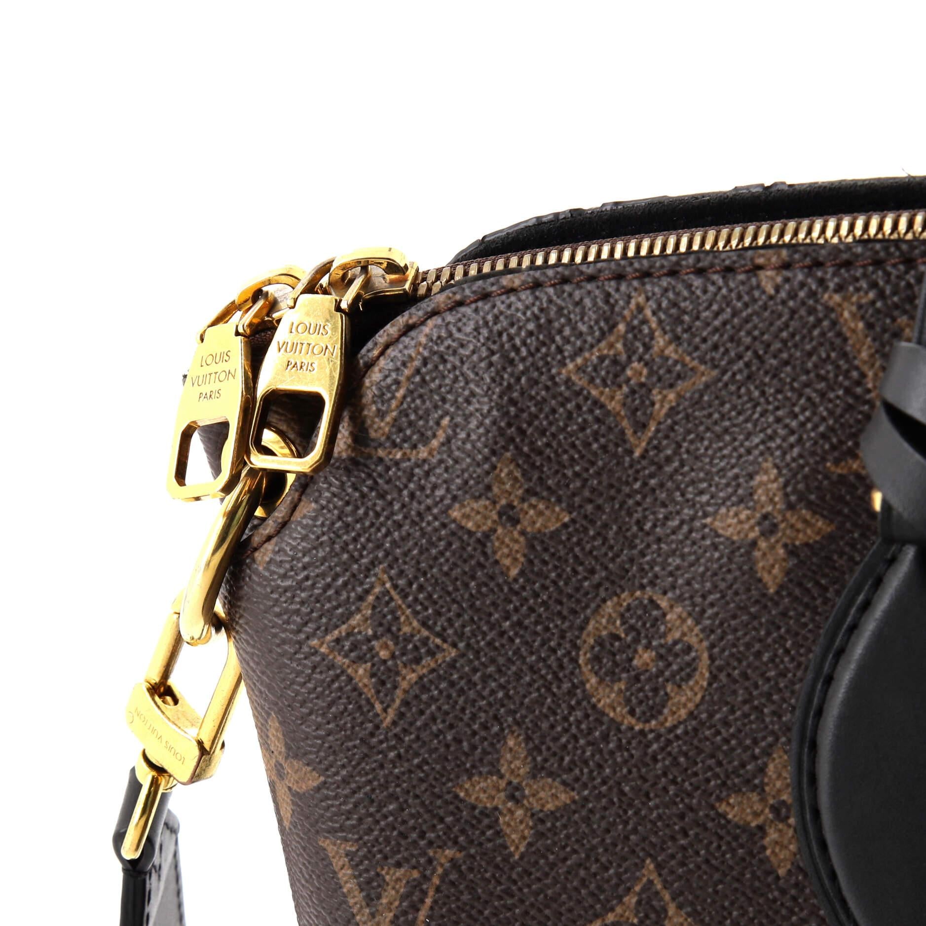 NEW Louis Vuitton floral zip tote in monogrammed canvas 