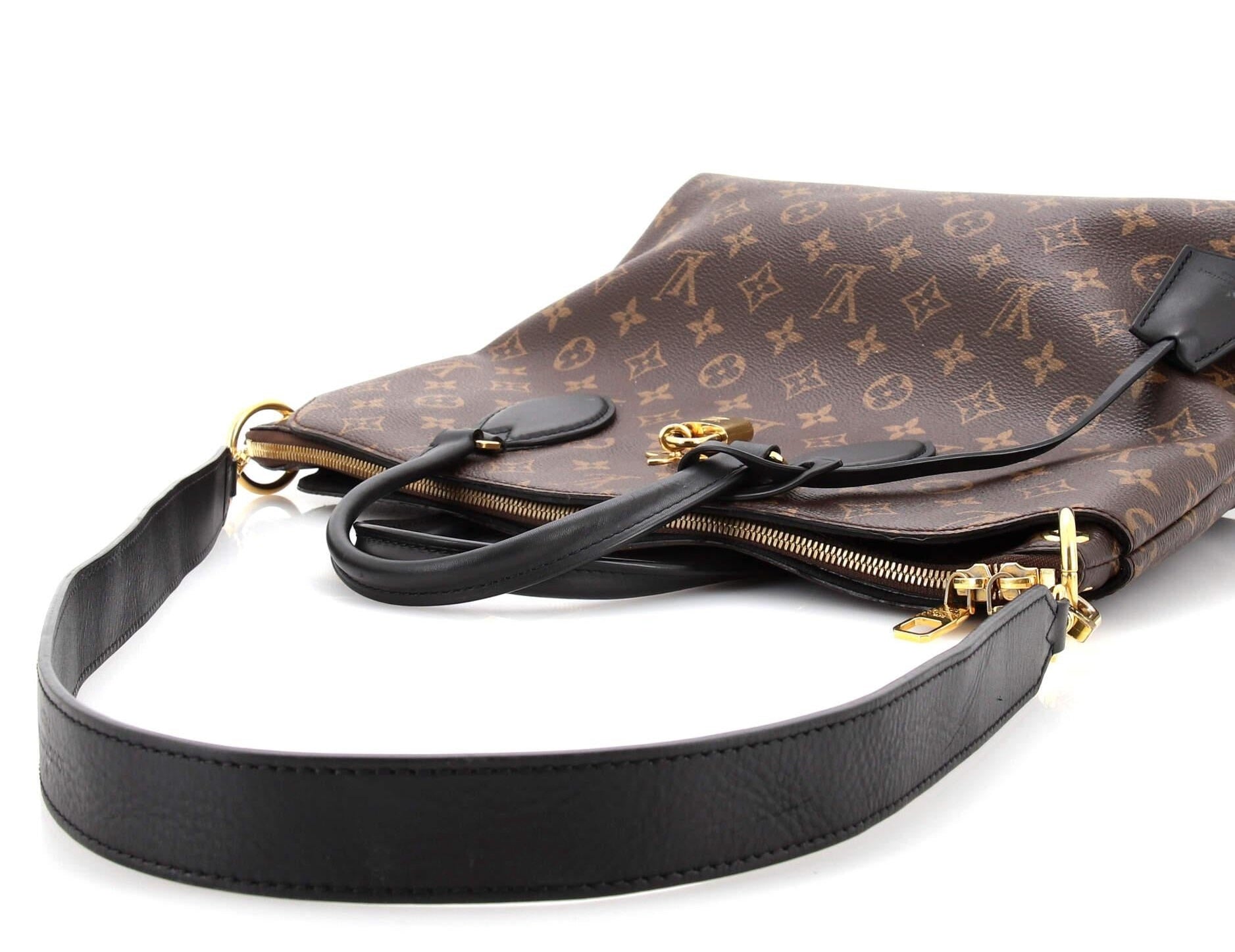 NEW Louis Vuitton floral zip tote in monogrammed canvas 