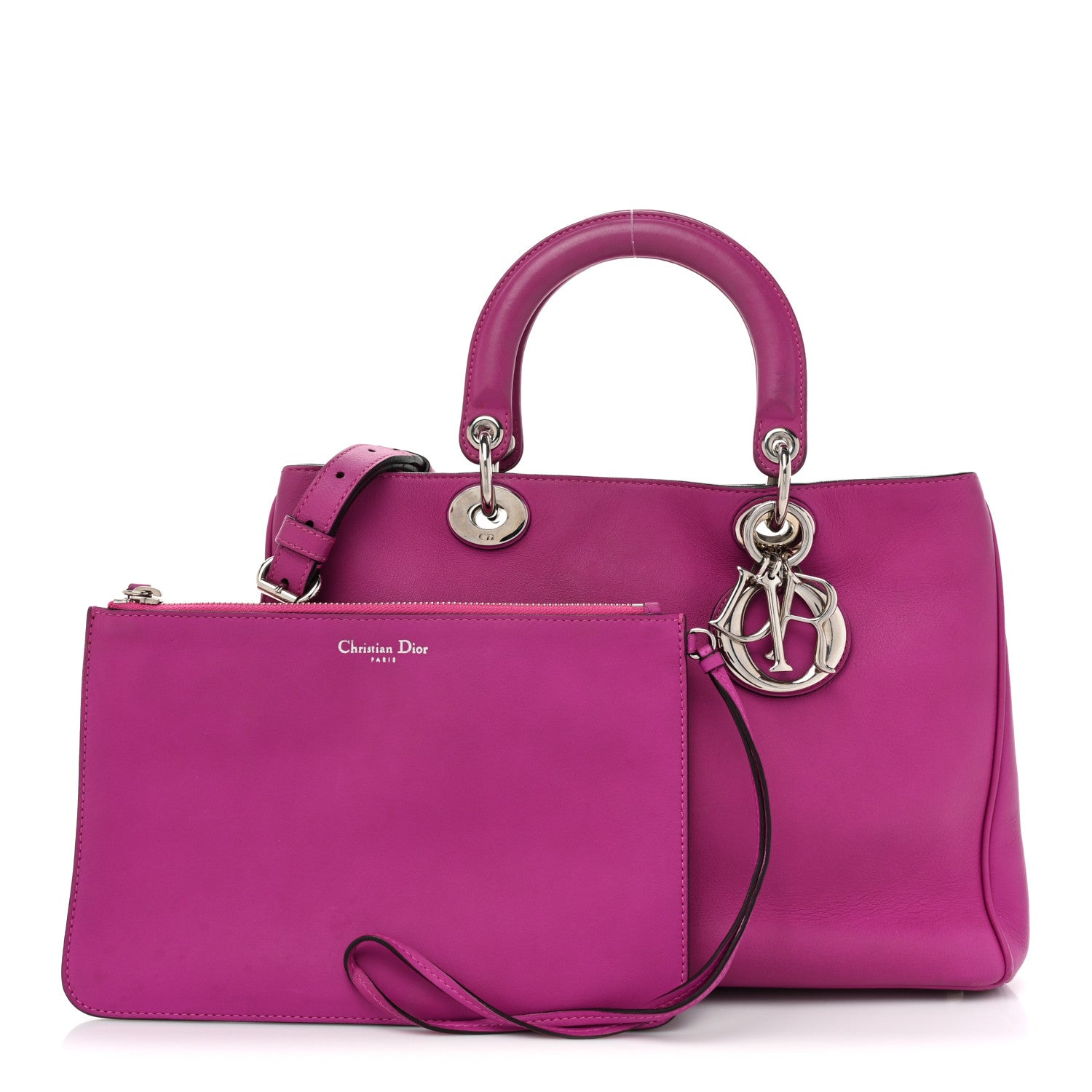 Christian Dior - Calfskin Medium Diorissimo Bag Rose Sorbet