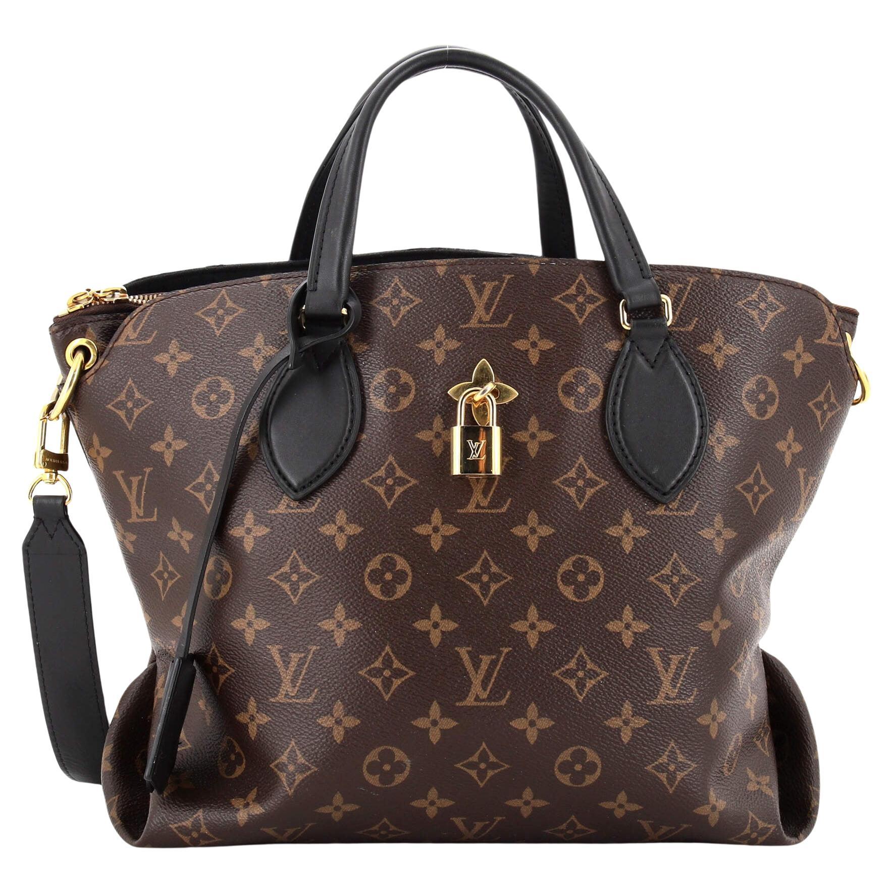 NEW Louis Vuitton floral zip tote in monogrammed canvas 